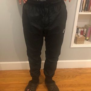 RARE Black Nike Wind/Rain Jogger Pant